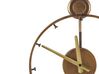 Iron Pendulum Wall Clock ø 31 cm Gold EMMEN_784410