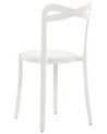 Set of 4 Dining Chairs White CAMOGLI_809282