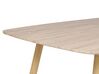 Matbord utdragbart 180 x 210 cm ljus träfärg HAGA_786568