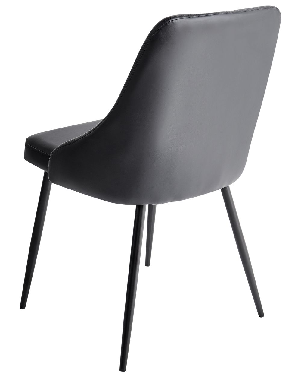 Esszimmerstuhl schwarz Kunstleder 2er Set VALERIE | Beliani.ch