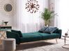 Velvet Sofa Bed Green EINA_729248