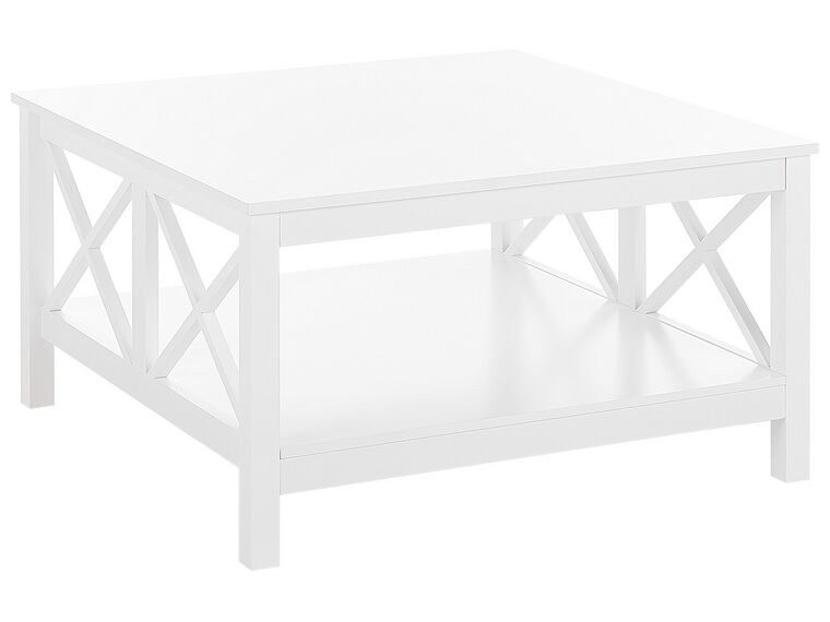 Tavolino da caffè mdf bianco ⌀ 80 cm LOTTA_747893