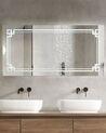 LED Wall Mirror 120 x 60 cm Silver AVRANCHES_837496