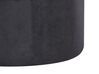 Set di 2 pouf portaoggetti in velluto nero DORIS_782029