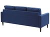 3-Sitzer Sofa mit Ottomane dunkelblau AVESTA_768392