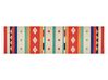 Kelim Teppich Baumwolle mehrfarbig 80 x 300 cm geometrisches Muster Kurzflor MARGARA_869770
