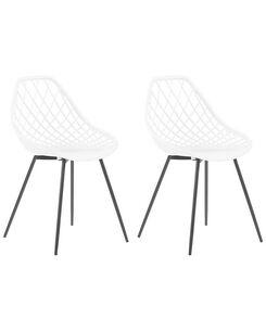 Tuoli muovi valkoinen 2 kpl CANTON Tuoli muovi valkoinen 2 kpl CANTON