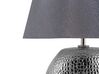 Lampka nocna ceramiczna czarno-srebrna ARGUN_690483