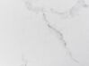 Tavolino effetto marmo bianco e nero 100 x 60 cm MERCED_820943