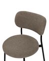 Set of 2 Boucle Dining Chairs Taupe CASEY_887286