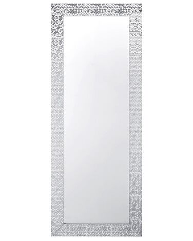 Nástenné zrkadlo 50 x 130 cm biele MARANS