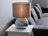 Table Lamp 41 cm Silver and Grey RONAVA_691537