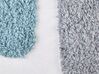 Conjunto de 2 almofadas decorativas com padrão abstrato em algodão multicolor 30 x 50 cm STORKSBIL_913226