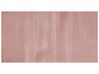 Matta 80 x 150 cm fuskpäls rosa MIRPUR_860273