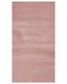 Faux Rabbit Fur Rug 80 x 150 cm Pink MIRPUR_860273