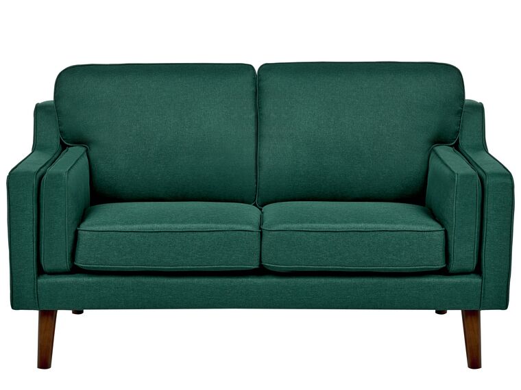2 Seater Fabric Sofa Dark Green LOKKA_892433