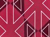 Set med 2 kuddar för utomhusbruk geometriskt mönster 40 x 60 cm rosa MEZZANO_881448