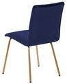 Sada 2 židlí modrá  RUBIO_810408