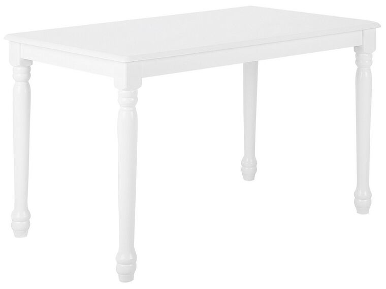 Wooden Dining Table 120 x 75 cm White CARY_714248