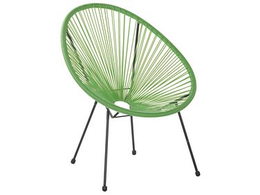 Ratanová  zelená židle ACAPULCO II