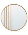 Round Wall Mirror ⌀ 80 cm Gold COUST_915506