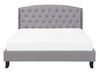 Fabric EU Double Size Bed Grey BORDEAUX_694910