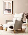 Fabric Recliner Chair Beige ROYSTON_884475