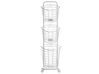 3 Tier Metal Wire Basket Stand White AYAPAL_785666