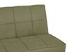 Sofá-cama de 3 lugares em tecido verde-oliva HASLE_912840