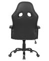 Chaise de gamer en cuir PU noir et vert SUCCESS_739411