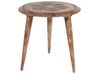 Conjunto de 2 mesas de apoio em madeira escura de mango TURUA_857351