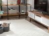 Vlnený koberec 140 x 200 cm krémová biela ELLEK_849409