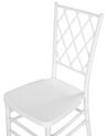 Sada 2 jídelních židlí, bílá CLARION_782840