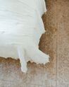 Teppich Baumwolle beige 160 x 230 cm orientalisches Muster Kurzflor BEYKOZ_853783
