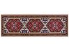 Teppich rot 80 x 240 cm orientalisches Muster Kurzflor COLACHEL_831660