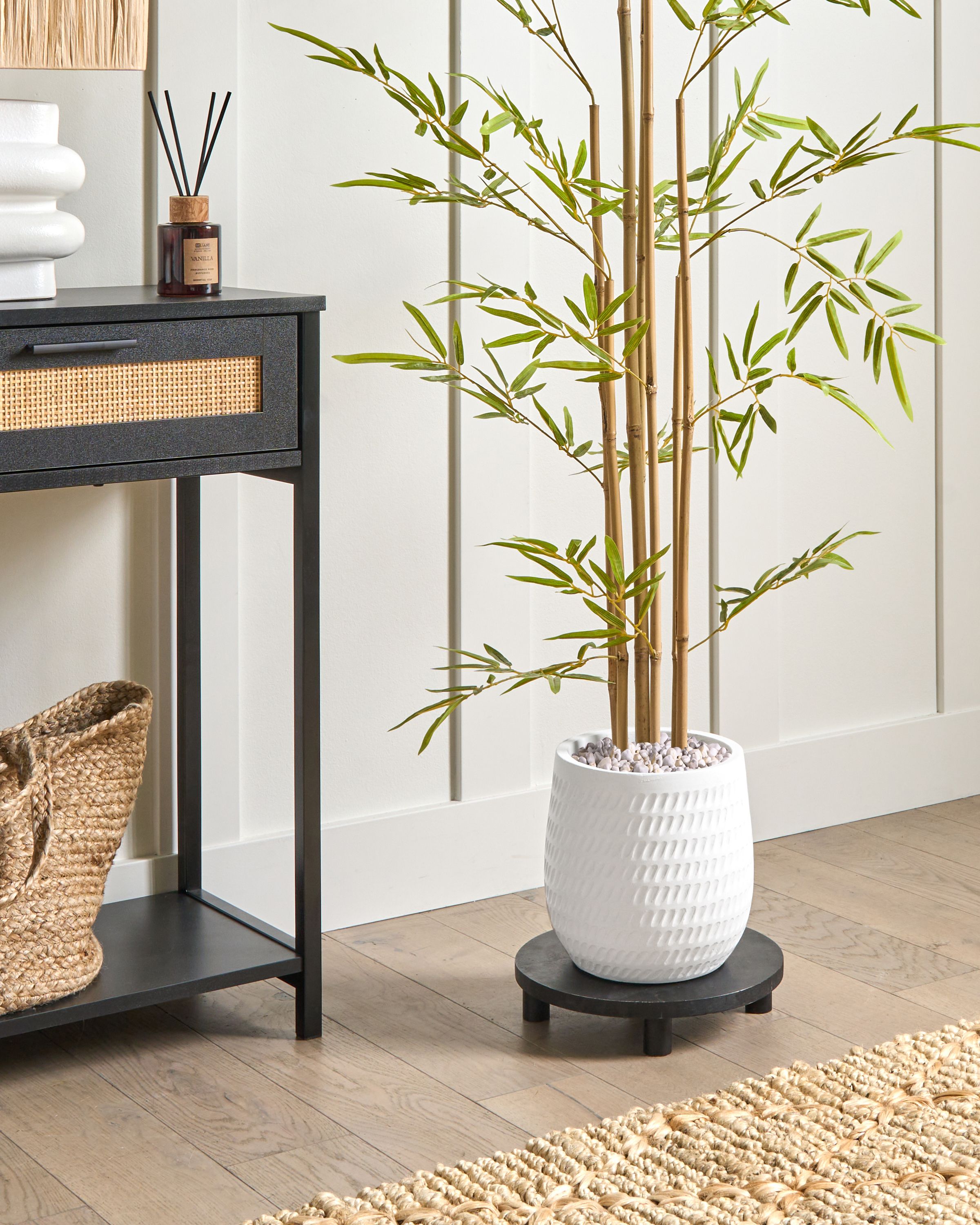 Hanging Plant Pot ⌀ 20 cm OffWhite LIVADIA Beliani.hu
