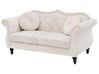 Sofa Set Samtstoff beige 5-Sitzer SKIEN_743303