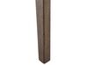 Mesa de comedor de madera de caucho oscura 140 x 85 cm VENTERA_832104