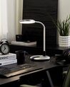 Schreibtischlampe LED silber / weiss 43 cm rund COLUMBA_853969