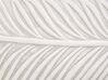 Maceta de fibra arcilla 25 x 25 x 14 cm blanco crema FTERO_872042