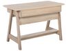 Schreibtisch heller Holzfarbton / weiss 110 x 60 cm JACKSON_735632