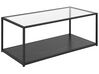 Černý skleněný konferenční stolek MEDORA_744219