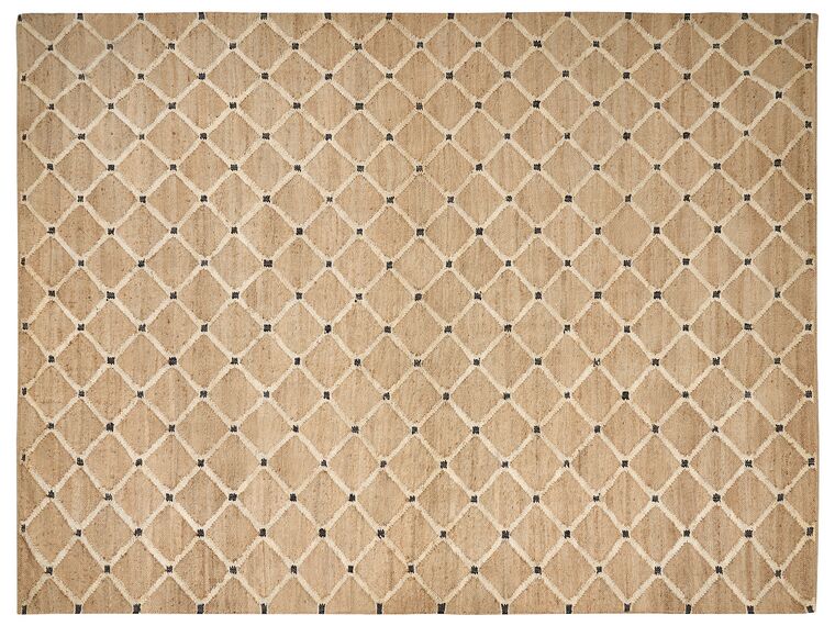 Jutový koberec 300 x 400 cm béžový KALEKOY_885095