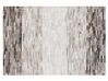 Hnědošedý kožený koberec 140 x 200 cm SINNELI_743100