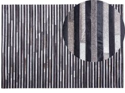 Matto lehmännahka musta/harmaa 160 x 230 cm ATALAR Matto lehmännahka musta/harmaa 160 x 230 cm ATALAR