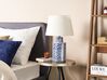 Table Lamp White and Blue MARCELIN_882986