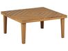 Mesa de centro de madera de acacia clara 70 x 70 cm BARATTI_830871