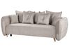Velvet Sofa Bed with Storage Taupe VALLANES_904094