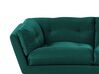 Sofa 3-osobowa welurowa zielona LENVIK_784786