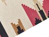 Kelim Teppich Baumwolle mehrfarbig 80 x 300 cm geometrisches Muster Kurzflor GARNI_870134